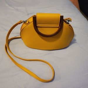 Madison West yellow purse